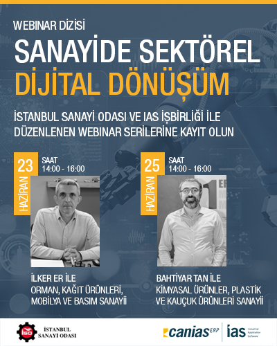 Sanayide Sektörel Dijital Dönüşüm Webinar  Dizisi İkinci Hafta 