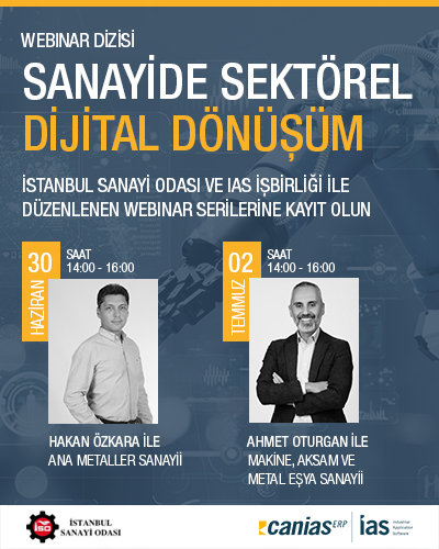 Sanayide Sektörel Dijital Dönüşüm Webinar Serisi Üçüncü Hafta