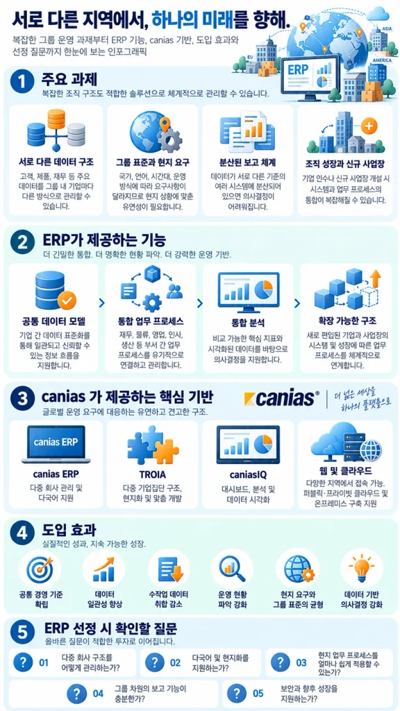 지주회사와 다국적 기업의 ERP 기반 통합 관리 01